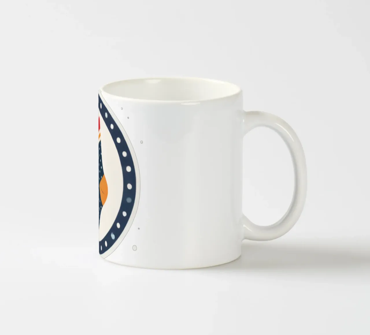 illustrazione di un calzino colorato tazza in ceramica da DesignDoodle