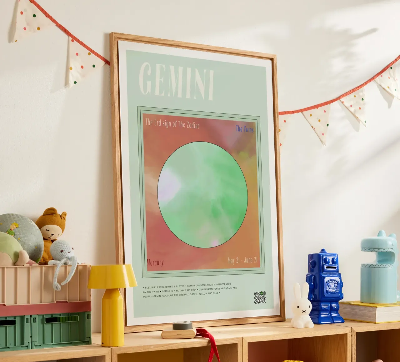 Zodiaco Gemelli plexiglass da Casa Cartissi