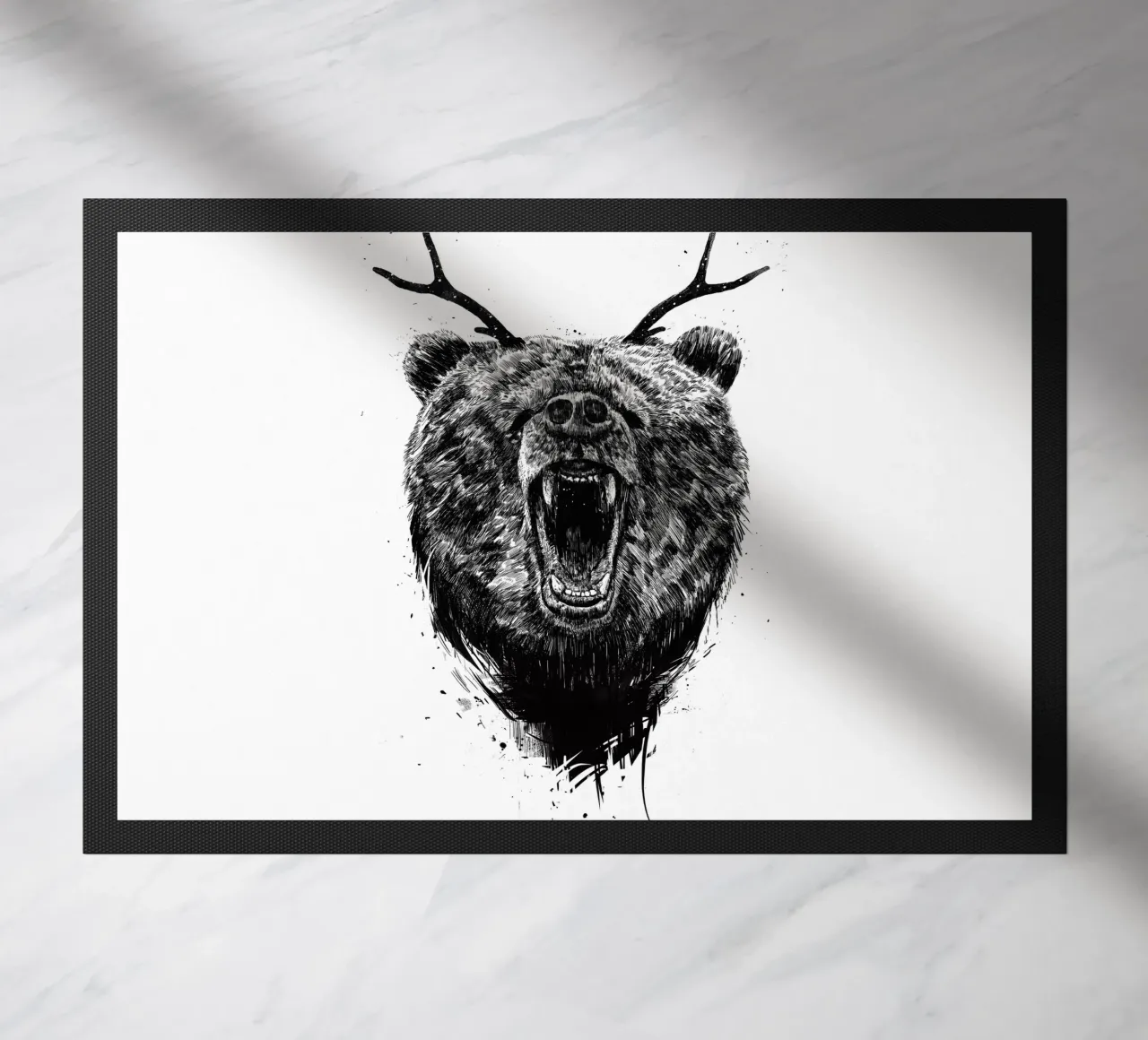 Angry Bear deurmat van Balazs Solti