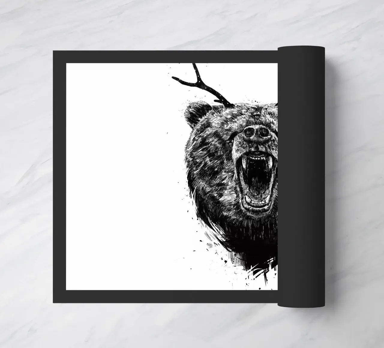 Angry Bear deurmat van Balazs Solti