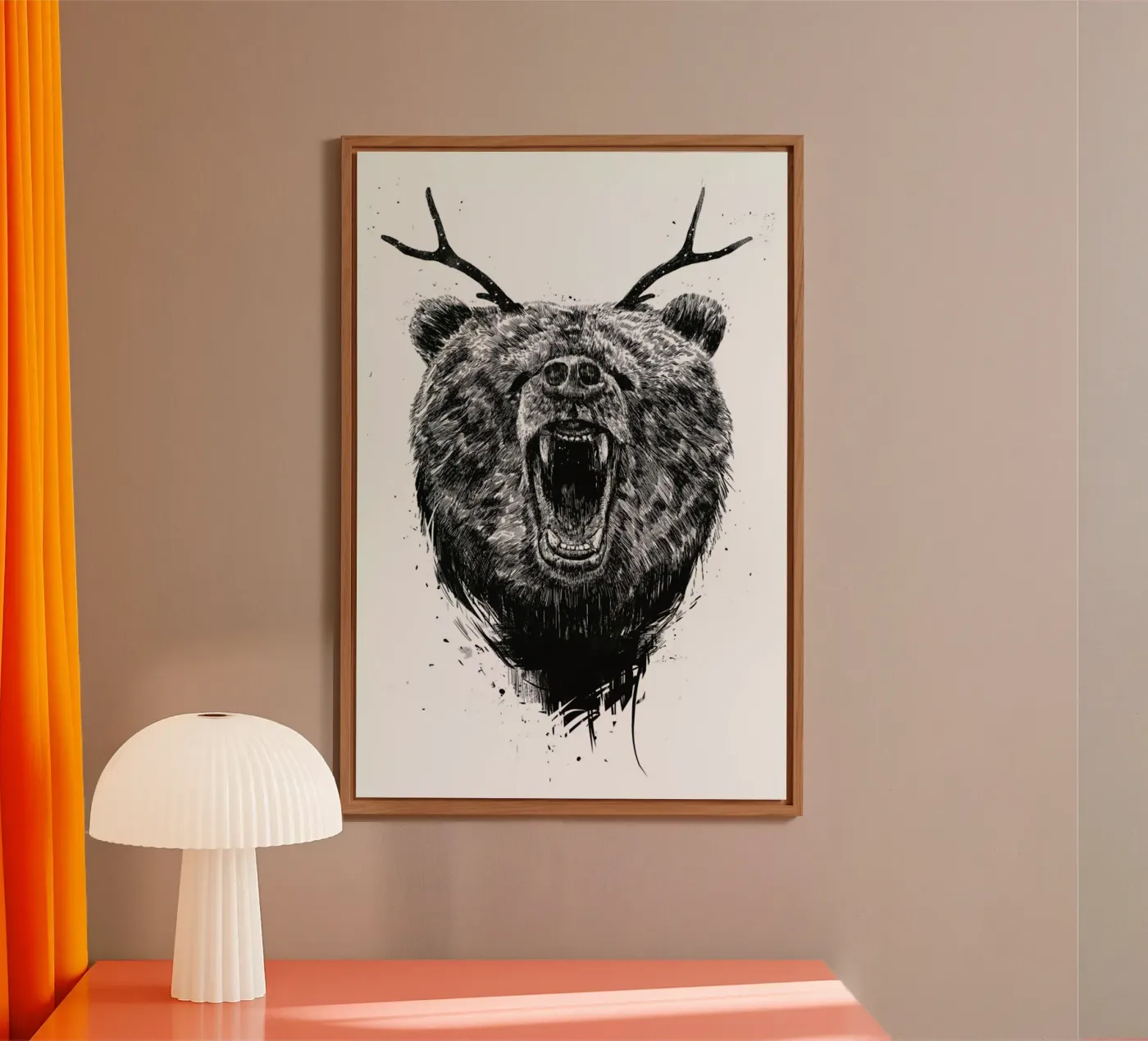 Angry Bear alluminio dibond da Balazs Solti