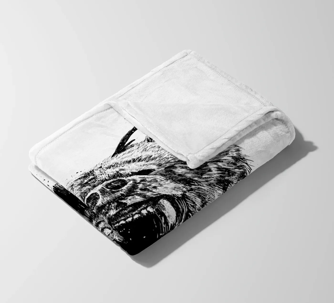 Angry Bear fleecedeken van Balazs Solti