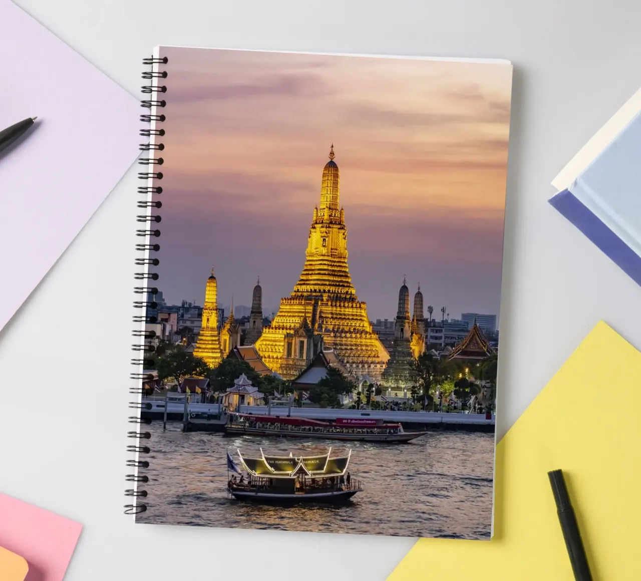 Wat Arun Bangkok carnet à spirale de Reisefotografie - Bilder aus aller Welt