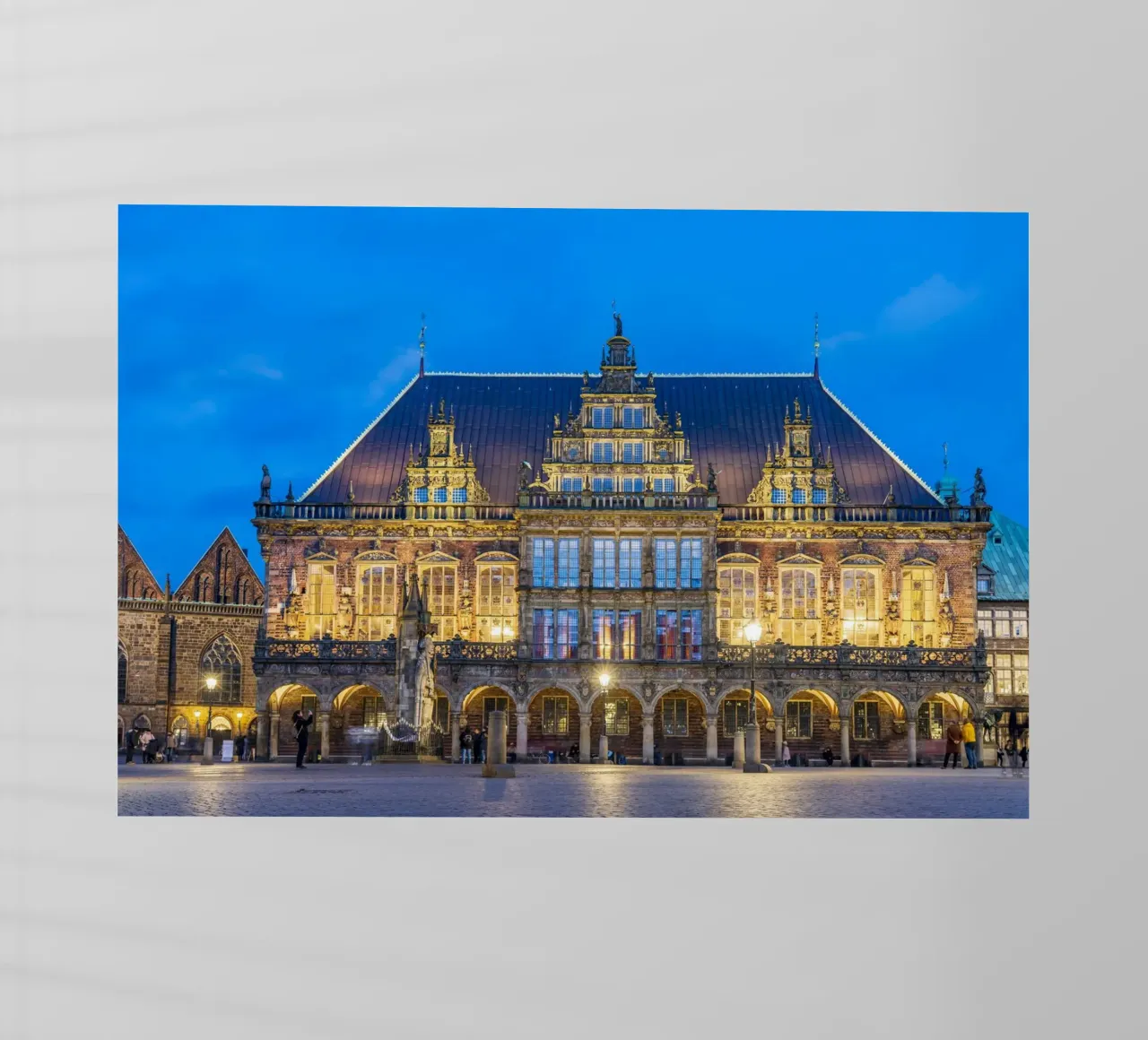 Bremer Rathaus pellicola backlit da Reisefotografie - Bilder aus aller Welt