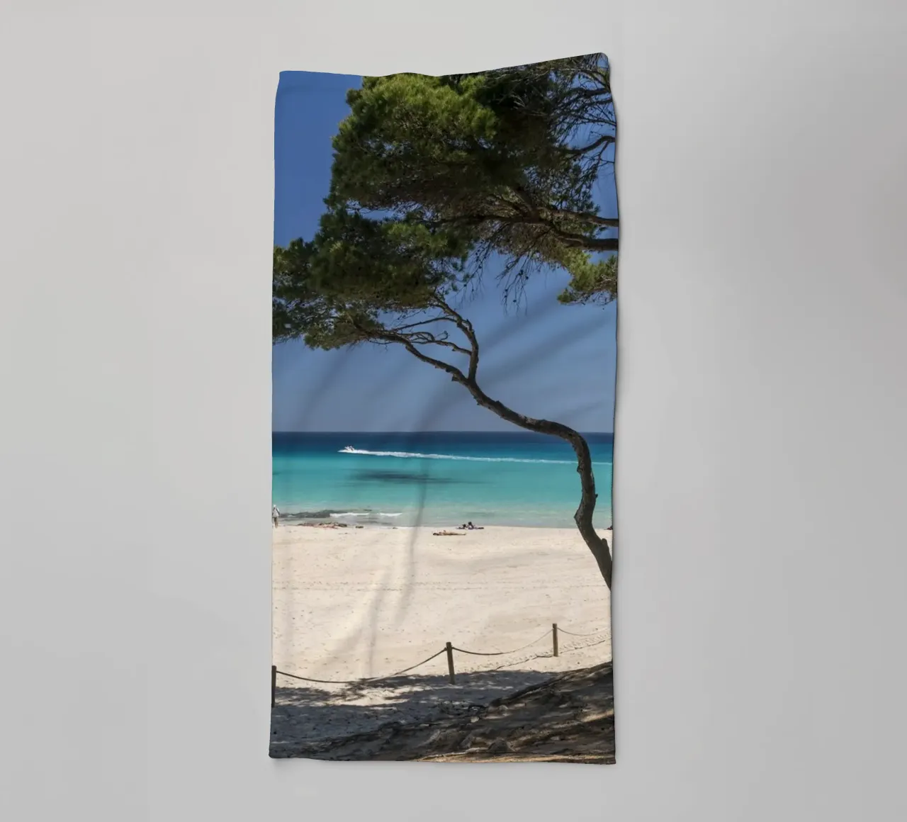 Spiaggia di Maiorca asciugamano da bagno da Reisefotografie - Bilder aus aller Welt