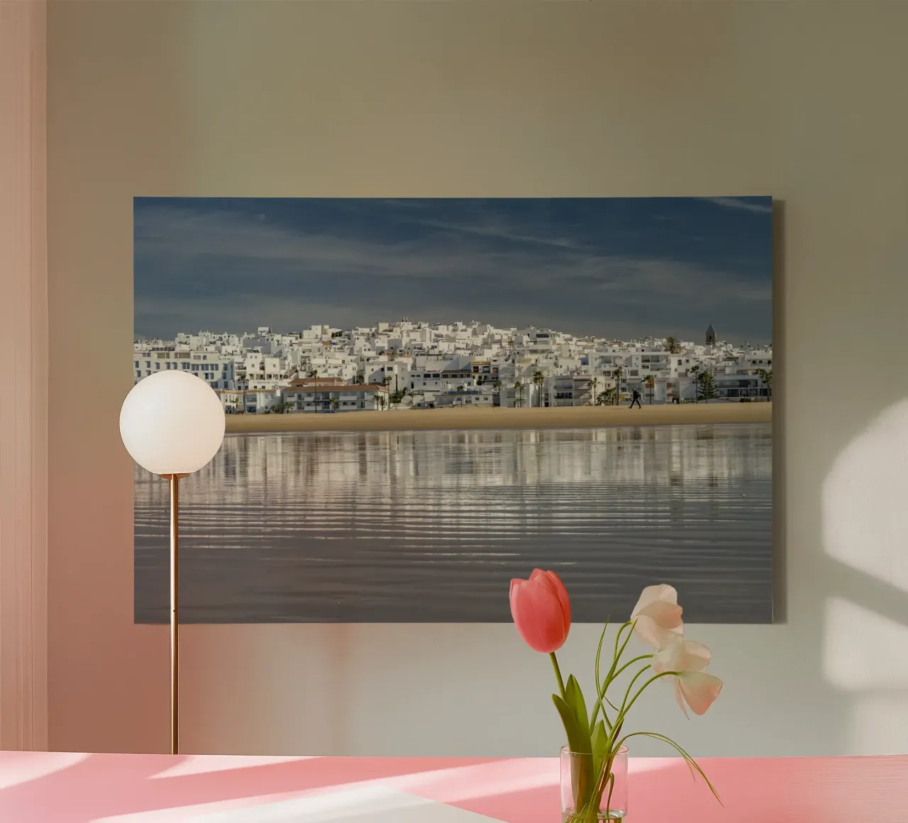 Conil de la Frontera, Andalusien canvas met Baklijst van Reisefotografie - Bilder aus aller Welt
