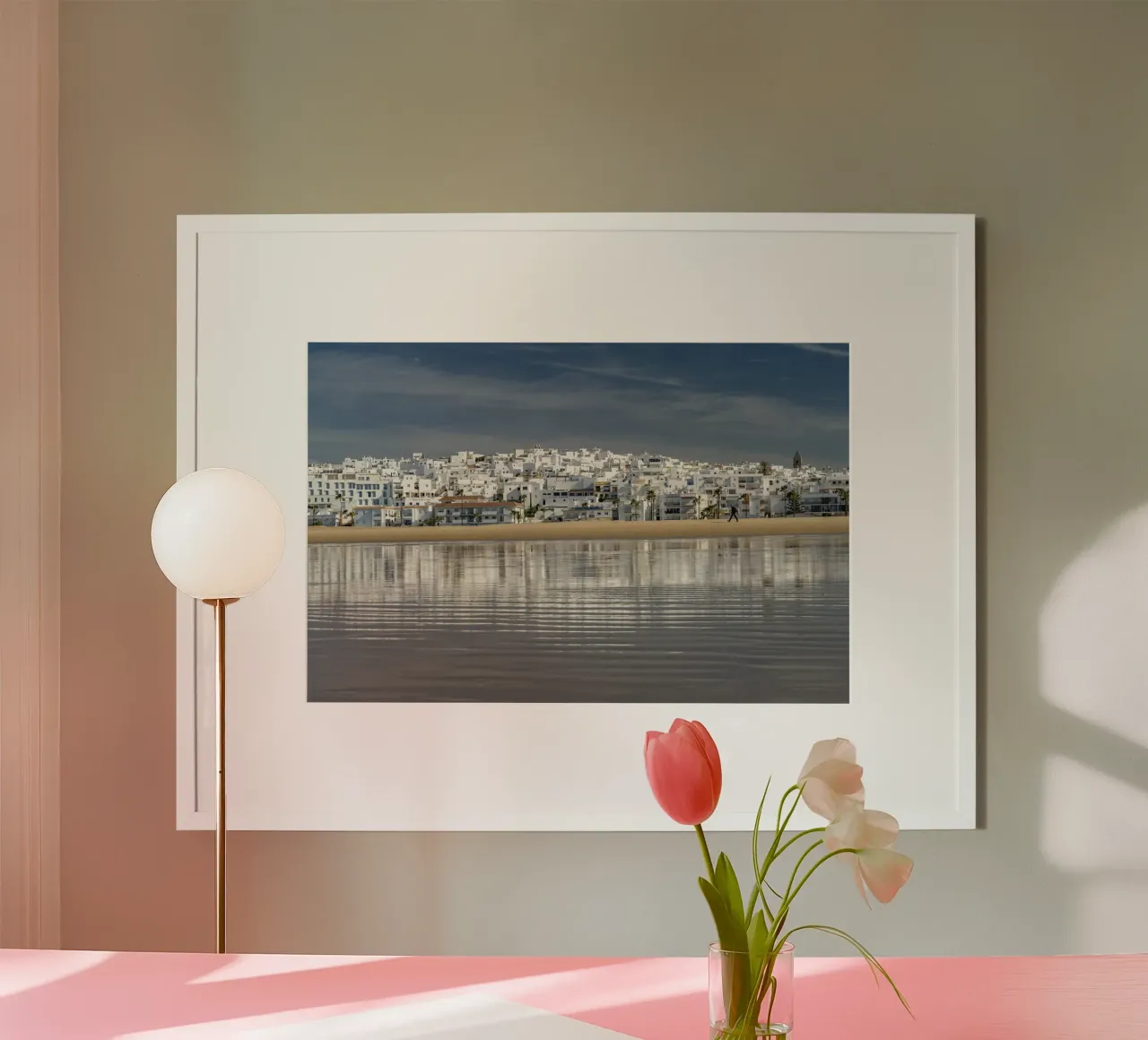 Conil de la Frontera, Andalusien poster con telaio in plastica da Reisefotografie - Bilder aus aller Welt
