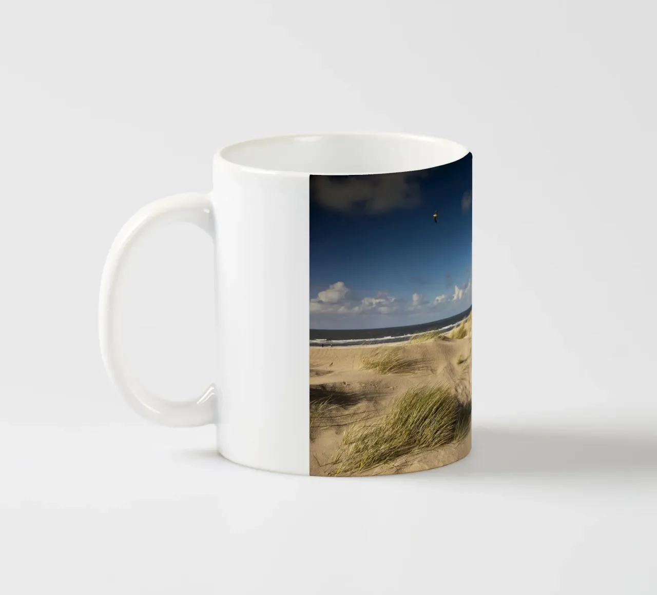 Spiaggia Spiekeroog tazza in ceramica da Reisefotografie - Bilder aus aller Welt
