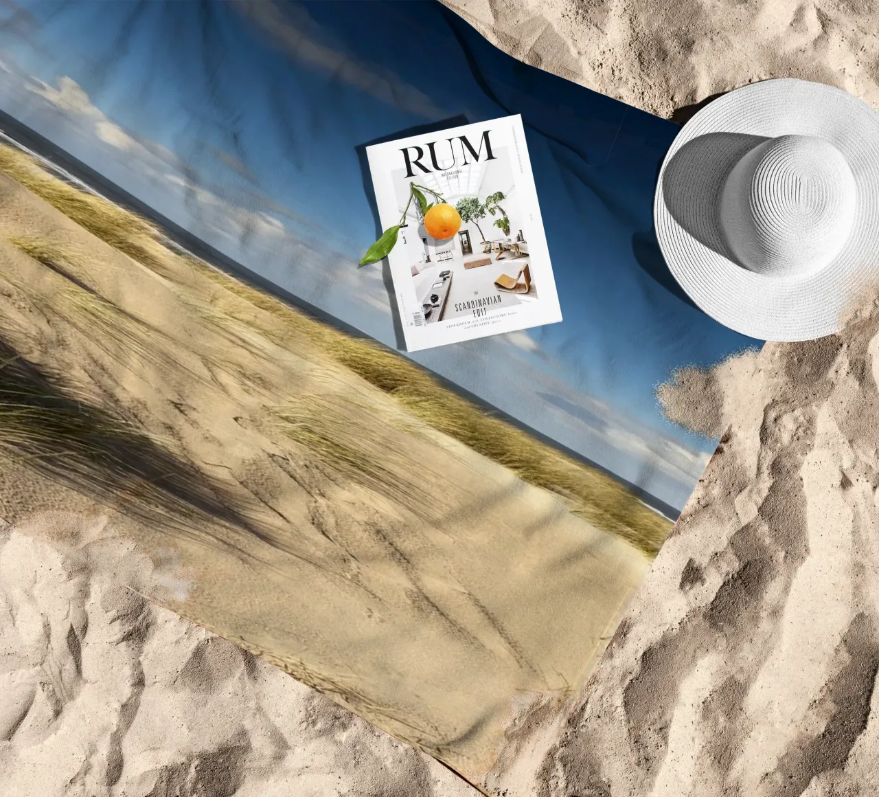 Spiaggia Spiekeroog telo mare da Reisefotografie - Bilder aus aller Welt