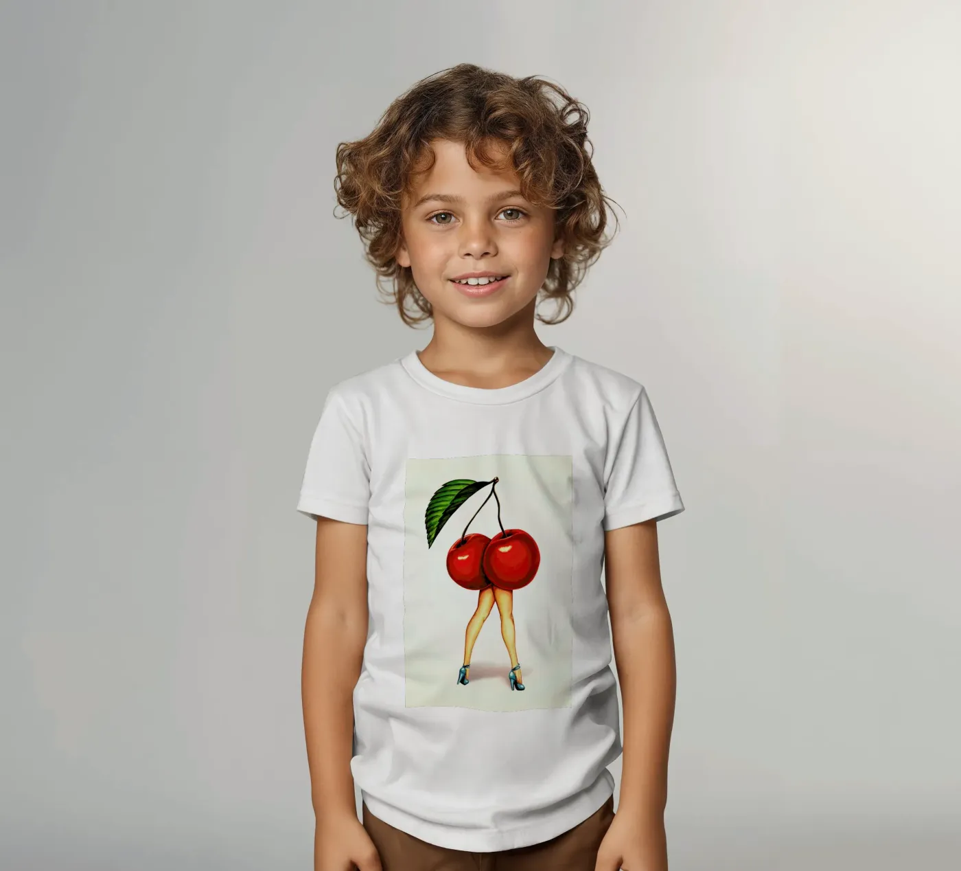 Fruit Stand - Cherry t-shirt bambini da Kelly Gilleran