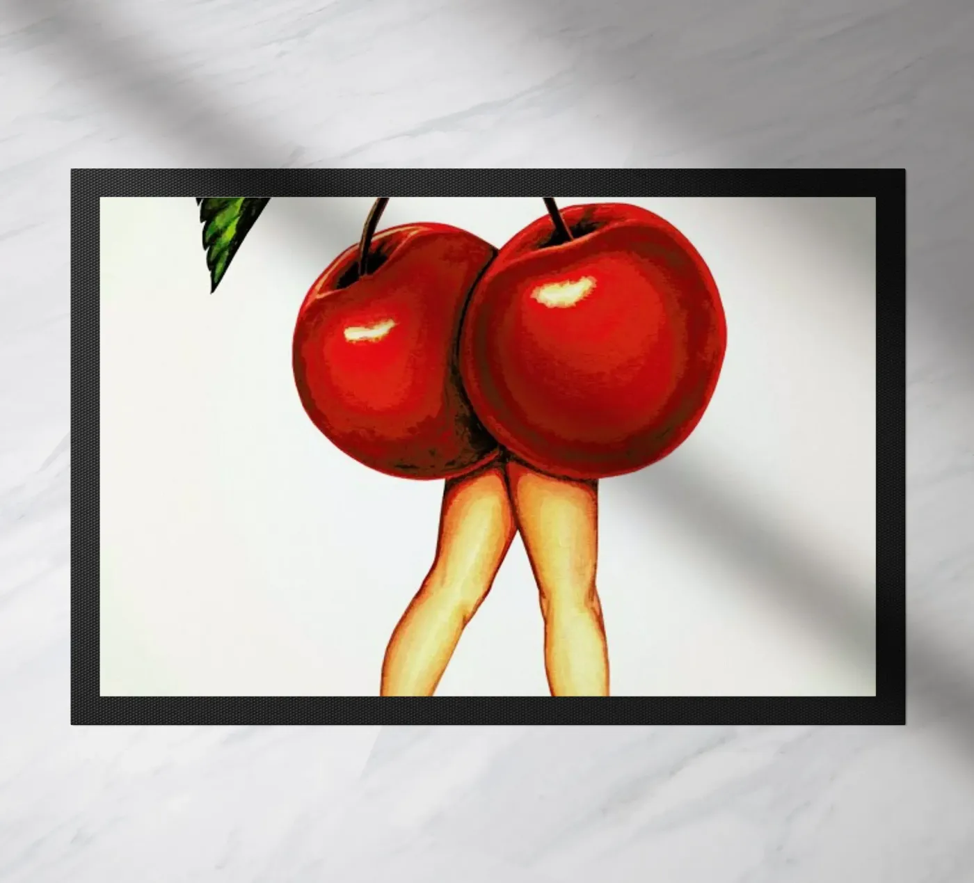 Fruit Stand - Cherry Fußmatte von Kelly Gilleran