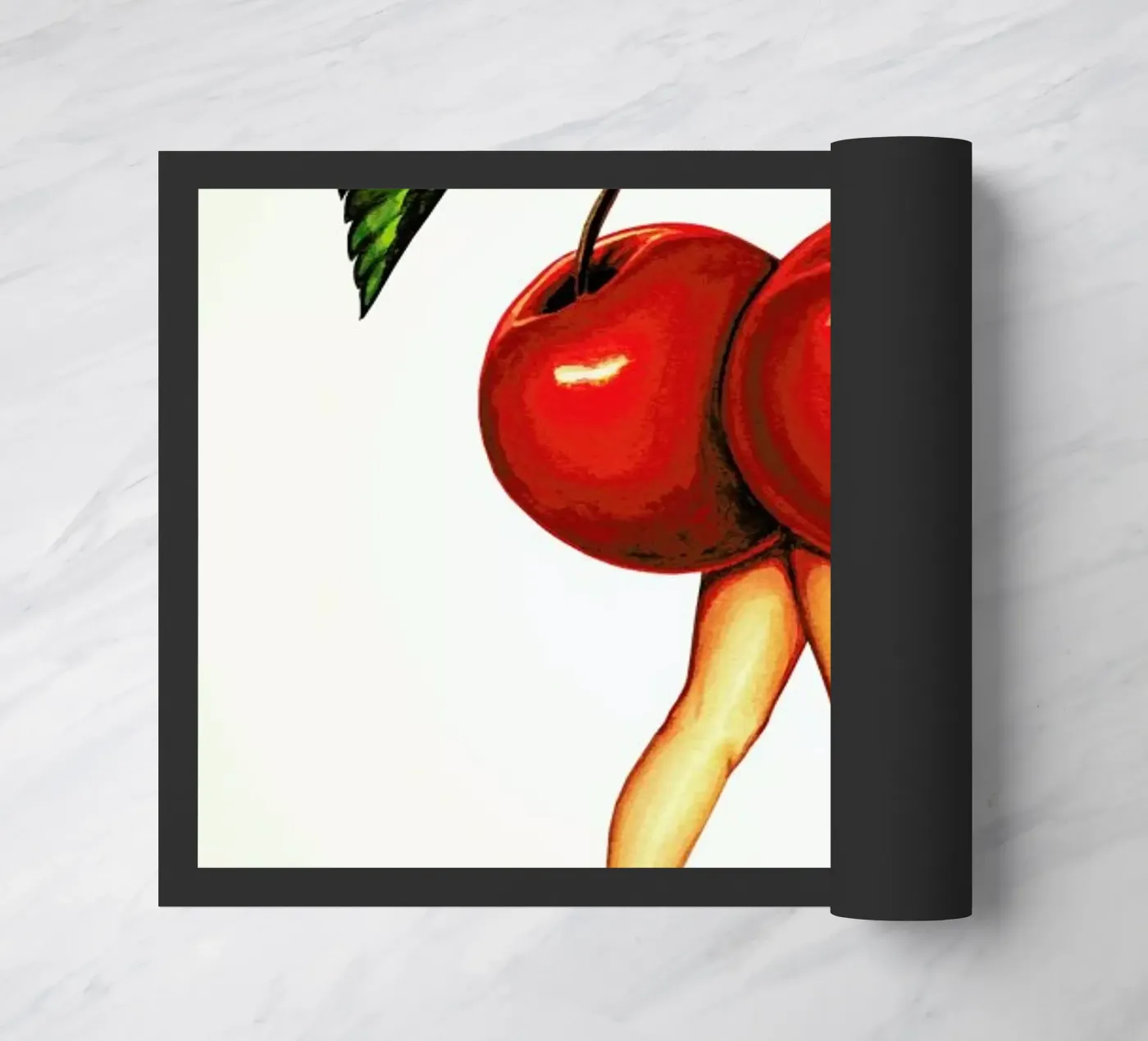 Fruit Stand - Cherry Fußmatte von Kelly Gilleran