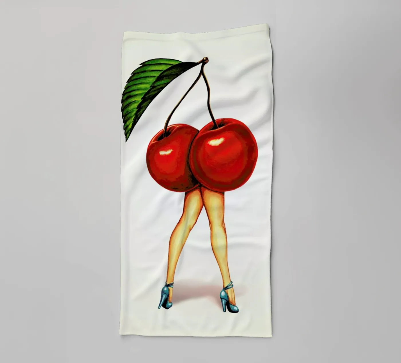 Fruit Stand - Cherry towel by Kelly Gilleran