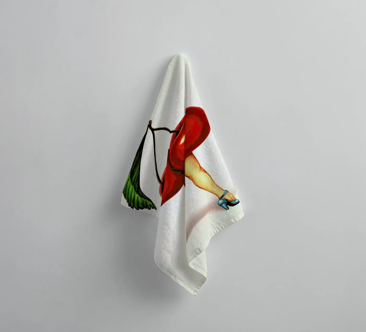 Fruit Stand - Cherry towel by Kelly Gilleran