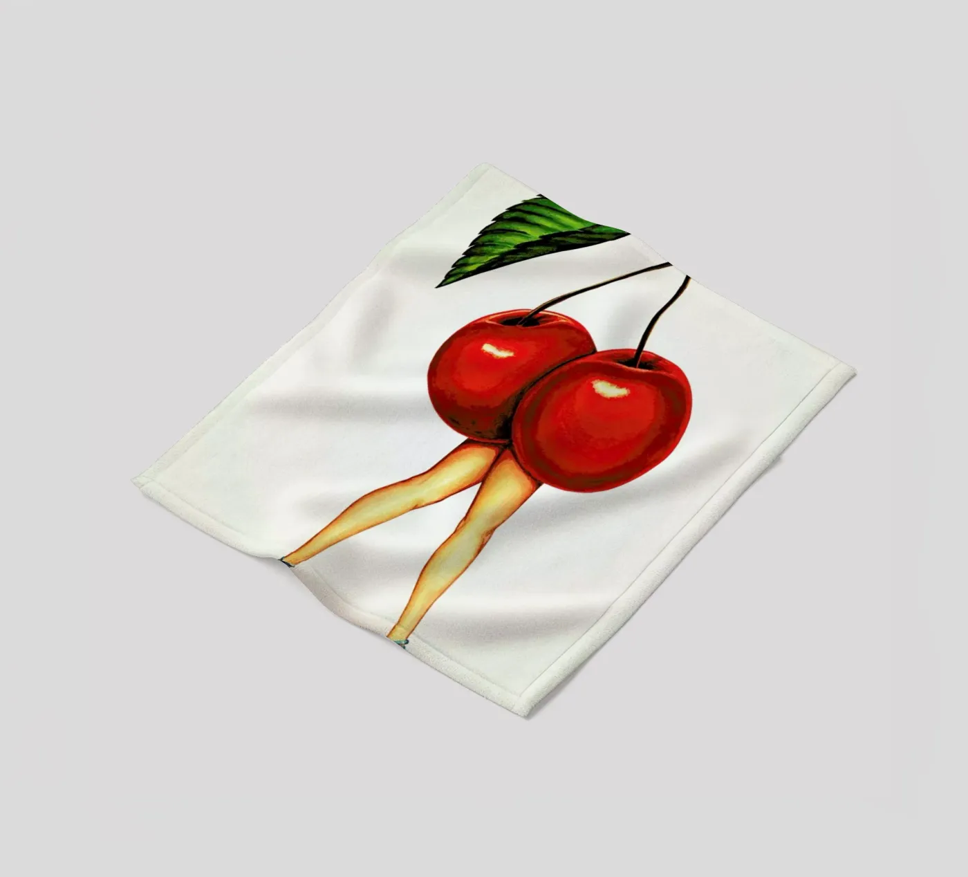 Fruit Stand - Cherry Fleecedecke von Kelly Gilleran