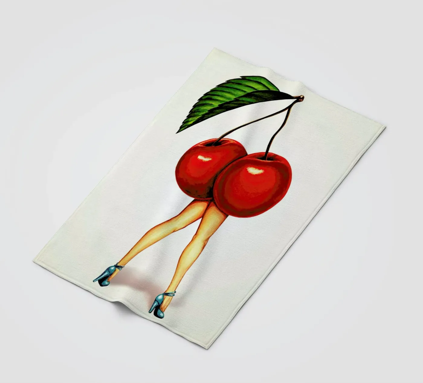 Fruit Stand - Cherry Fleecedecke von Kelly Gilleran