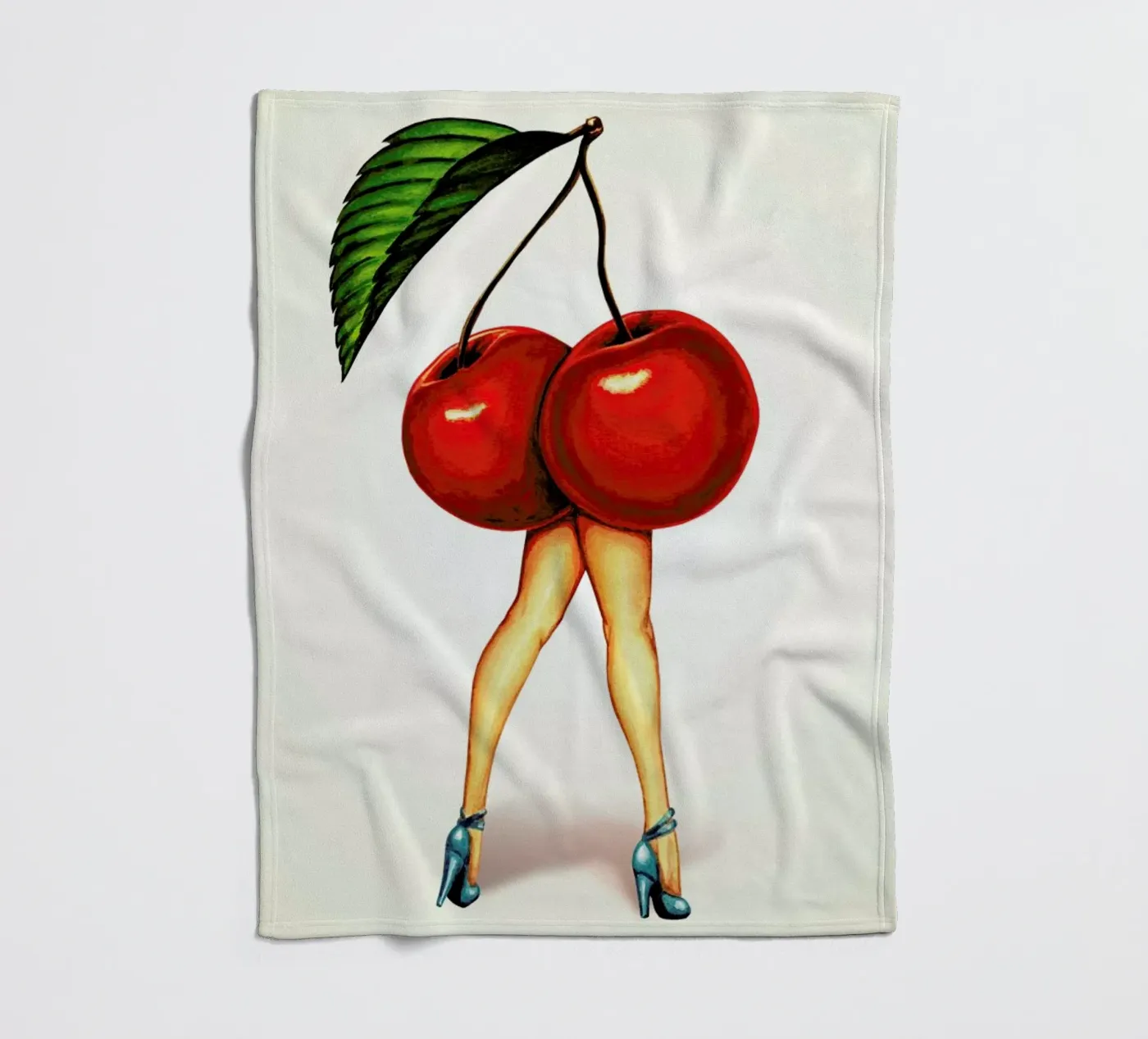 Fruit Stand - Cherry Fleecedecke von Kelly Gilleran