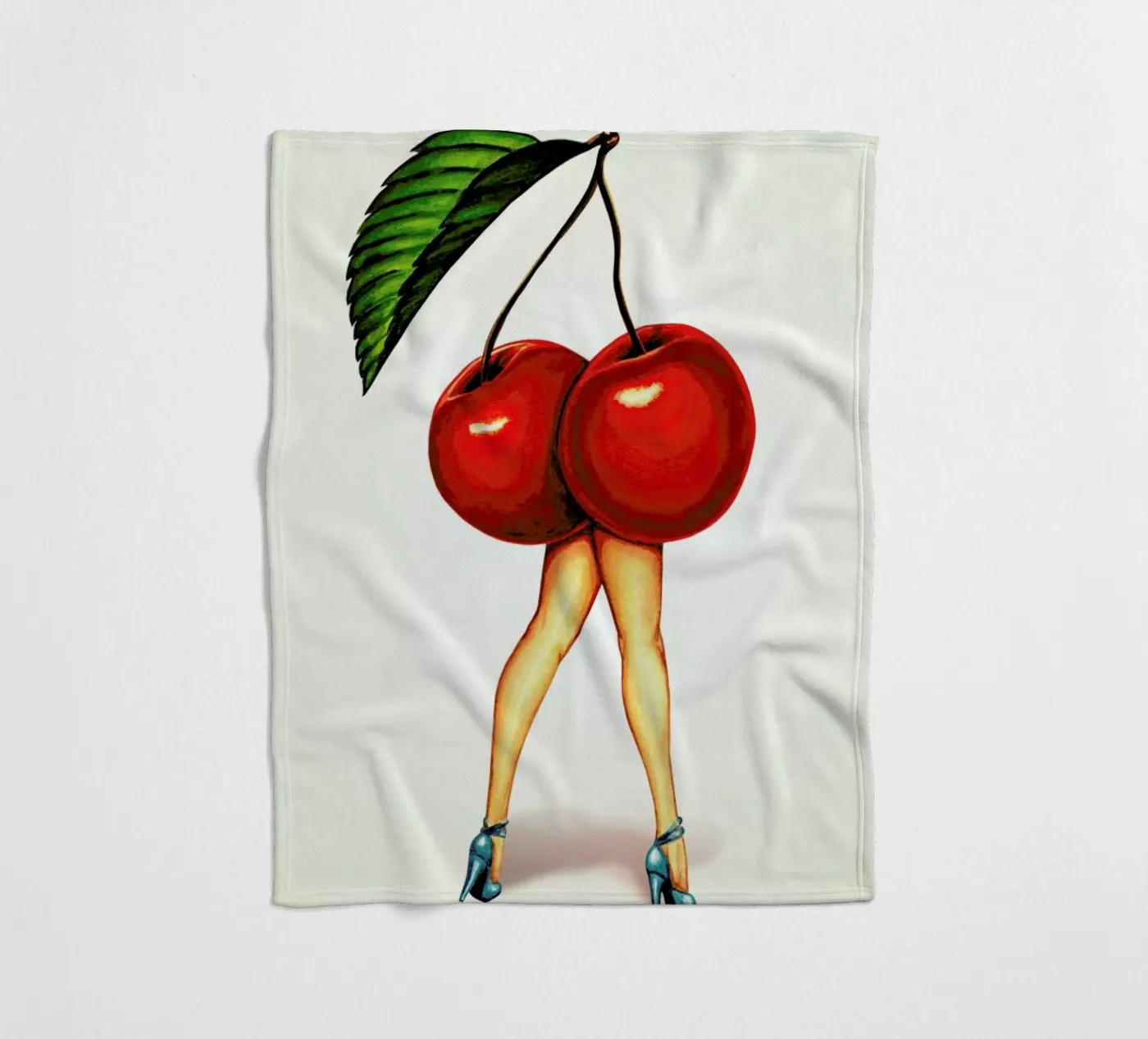 Fruit Stand - Cherry Fleecedecke von Kelly Gilleran