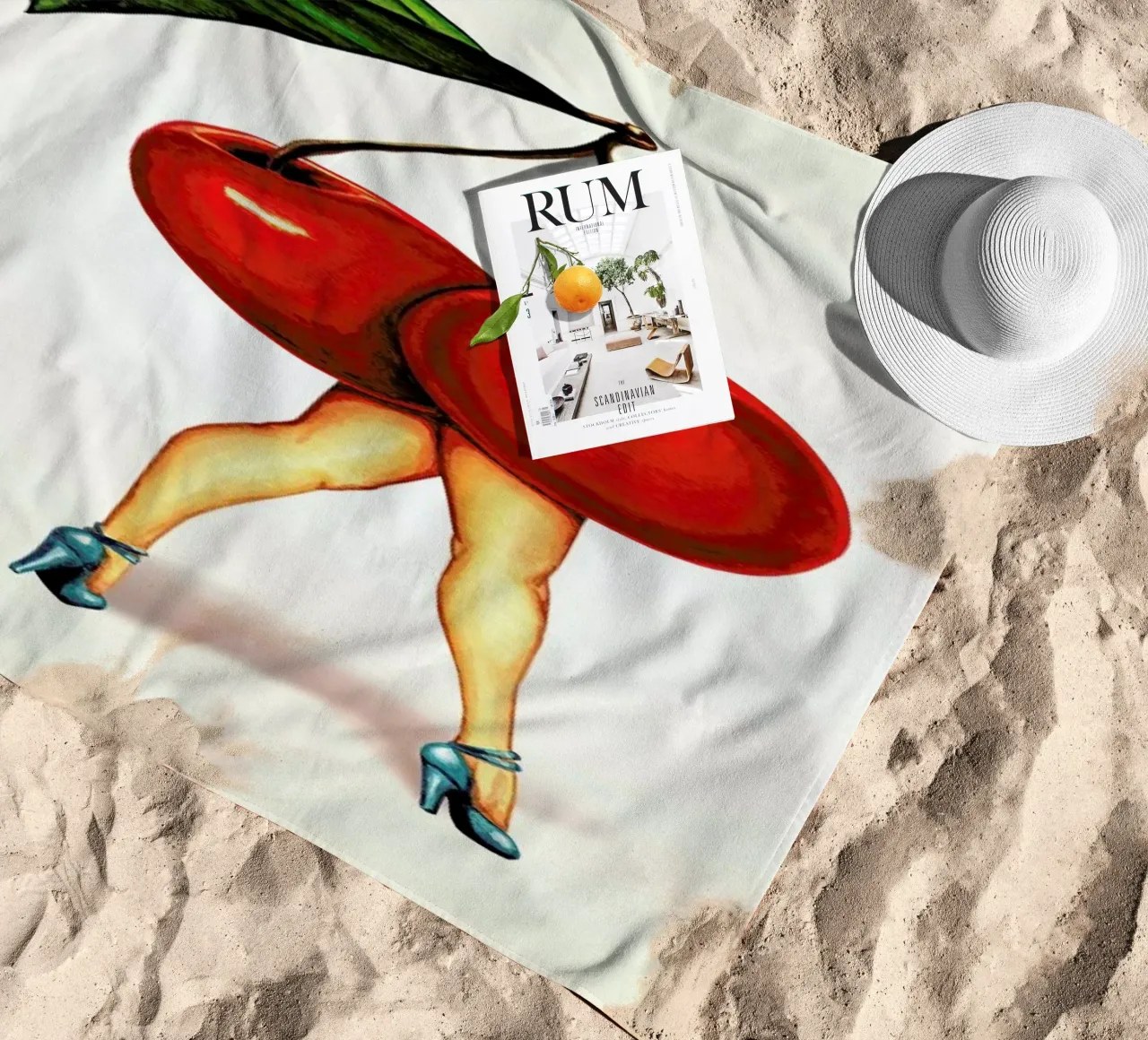 Fruit Stand - Cherry telo mare da Kelly Gilleran