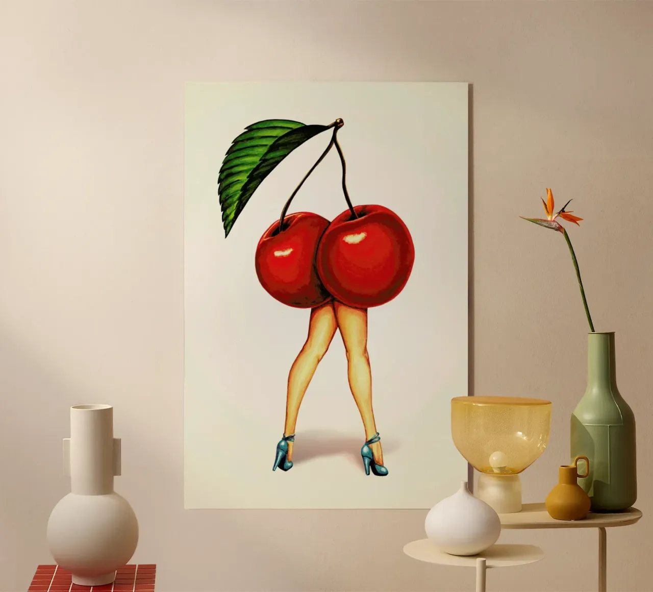 Fruit Stand - Cherry plexiglass da Kelly Gilleran