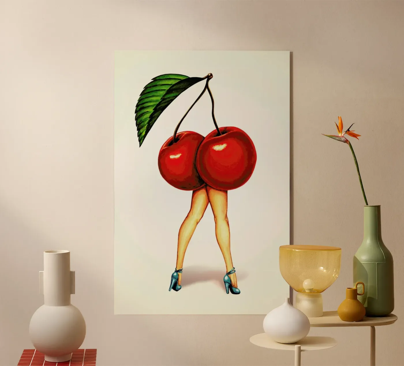 Fruit Stand - Cherry plexiglas de Kelly Gilleran