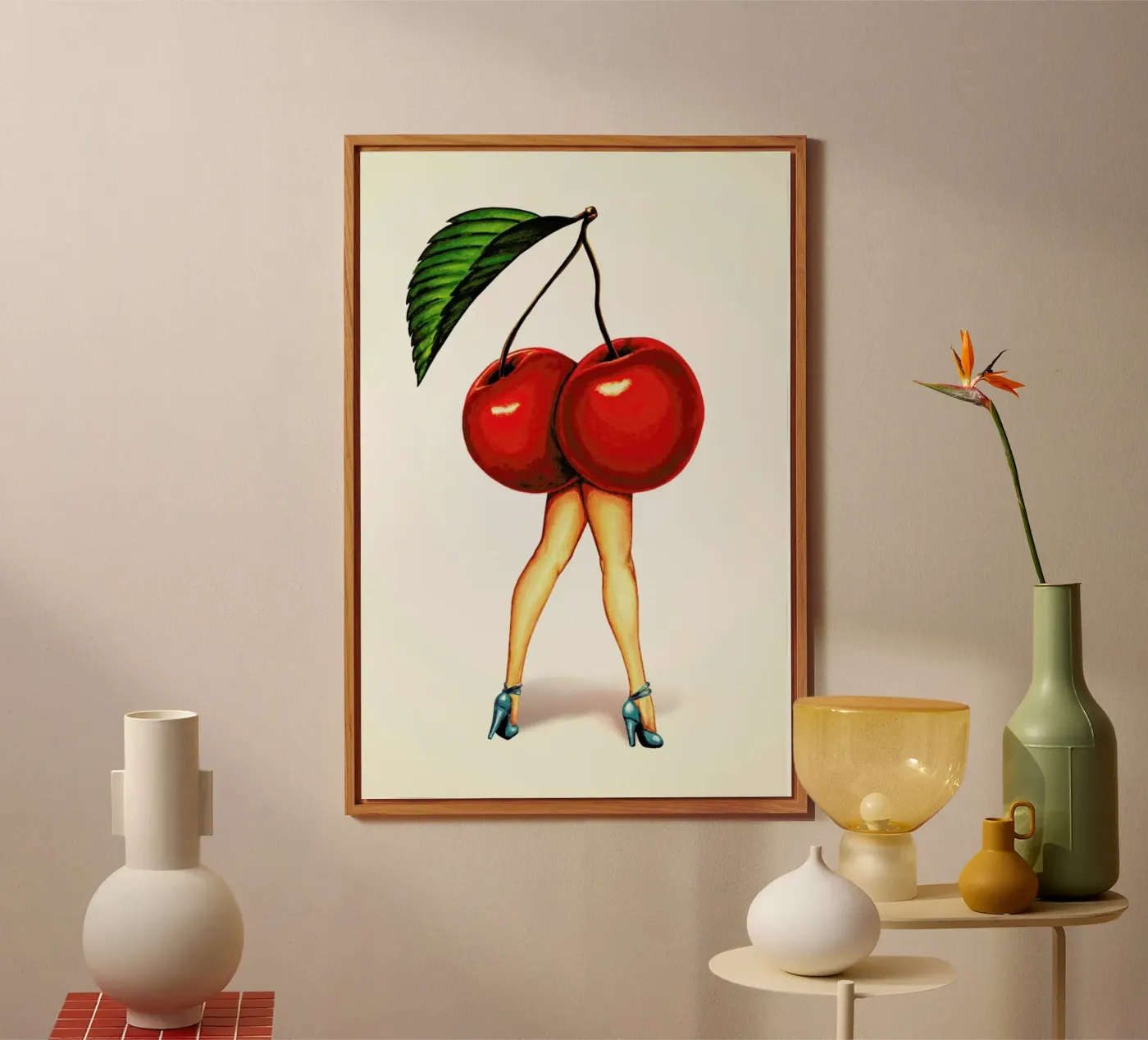 Fruit Stand - Cherry forex plate by Kelly Gilleran