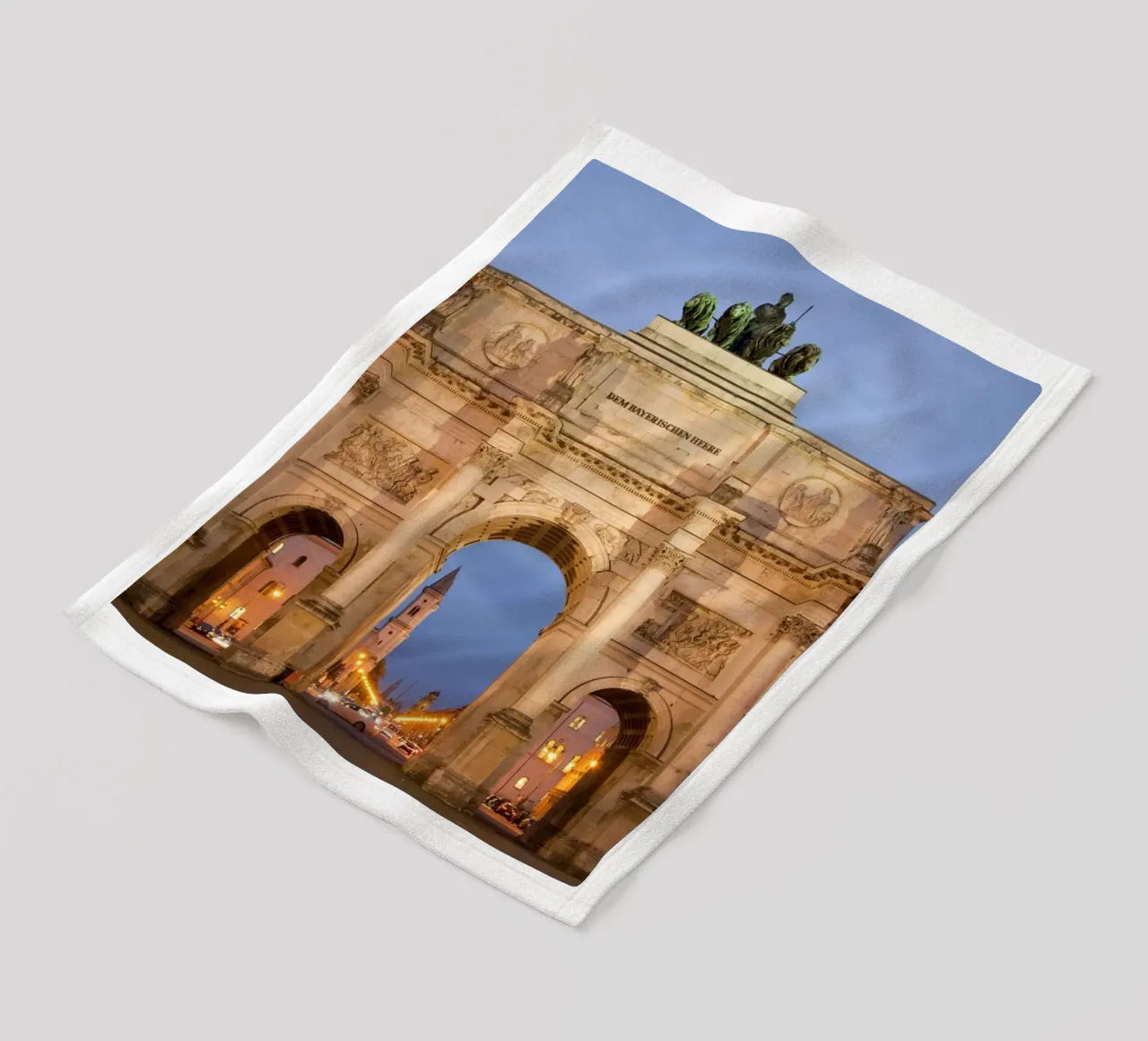 Siegestor München coperta in pile da Reisefotografie - Bilder aus aller Welt