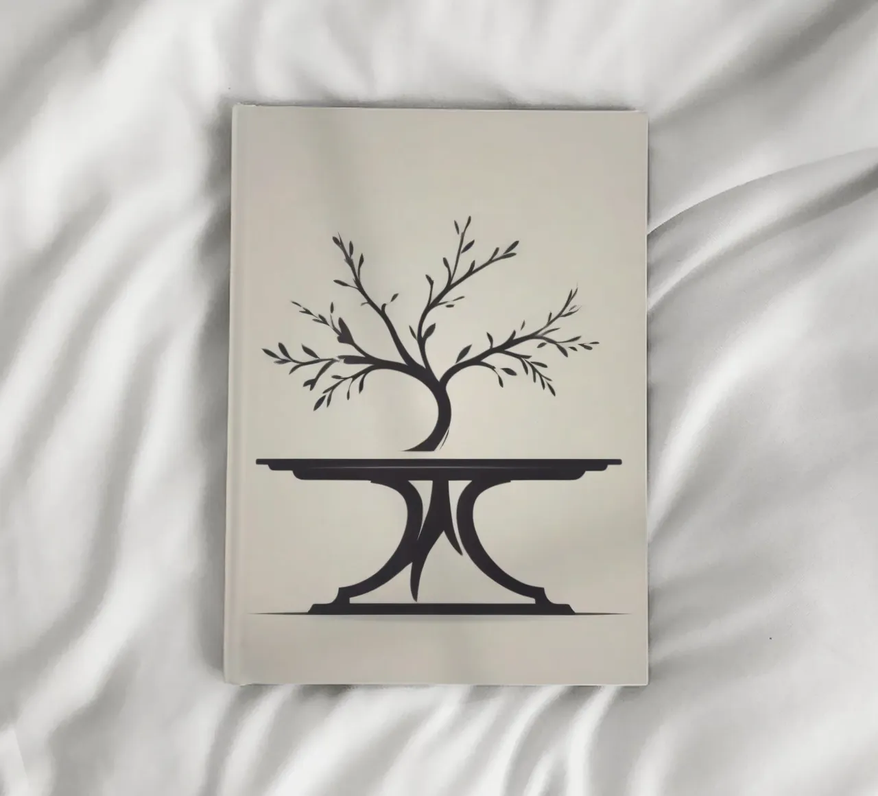 Elegant tree design with branches and leaves notebook by DesignDoodle