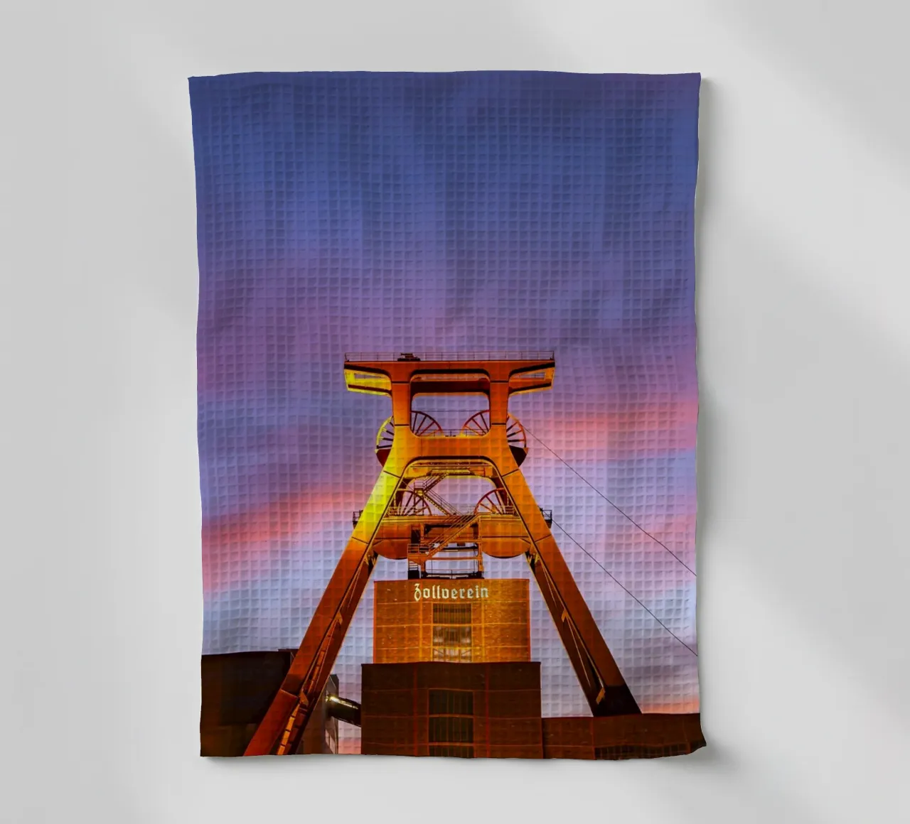 Zeche Zollverein tea towel by Reisefotografie - Bilder aus aller Welt
