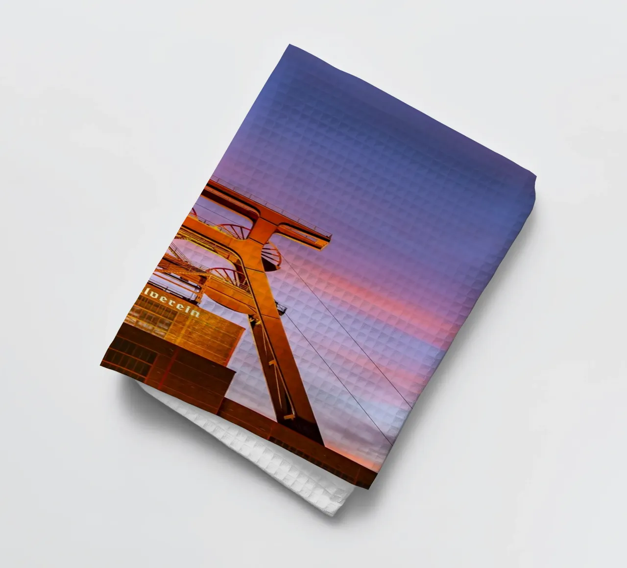 Zeche Zollverein tea towel by Reisefotografie - Bilder aus aller Welt