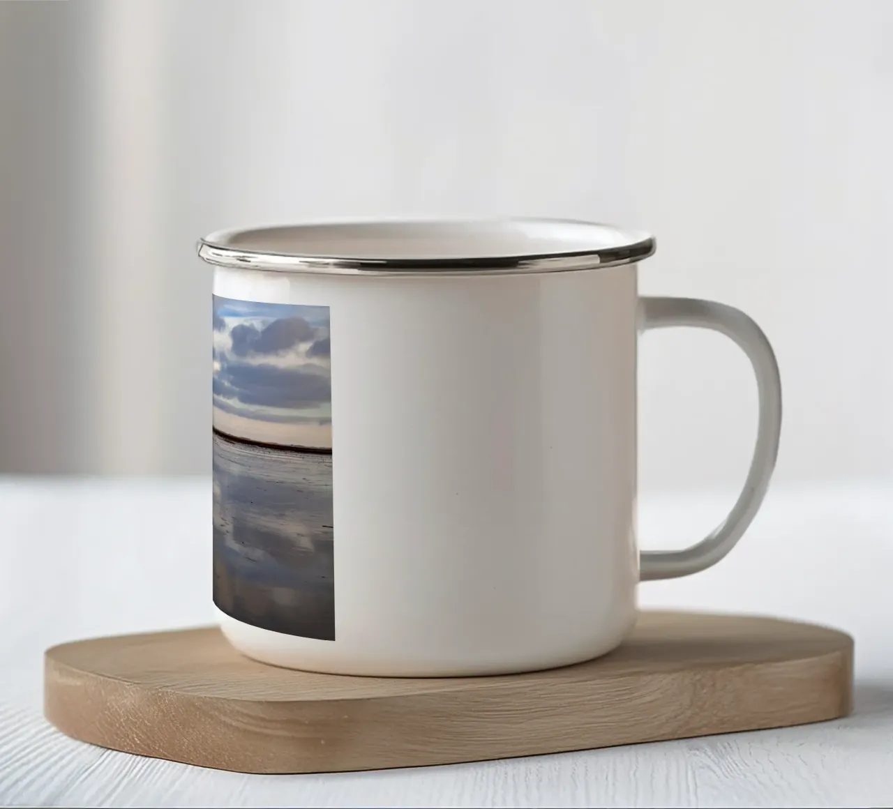 Leuchtturm Westerhever tazza in smalto da Reisefotografie - Bilder aus aller Welt