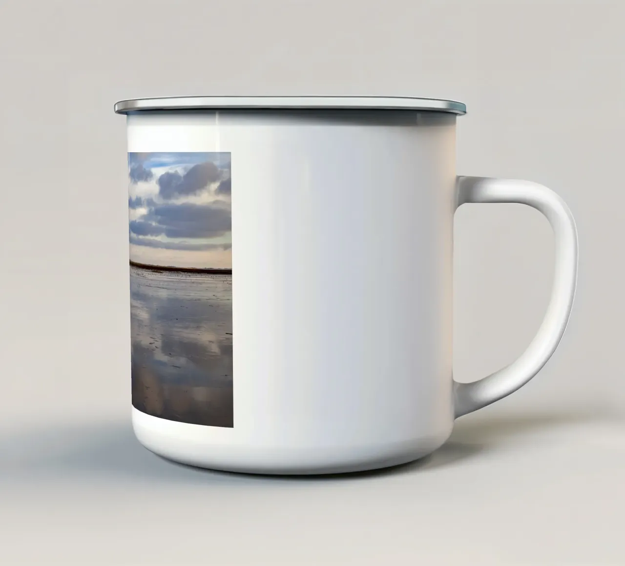 Leuchtturm Westerhever tazza in smalto da Reisefotografie - Bilder aus aller Welt