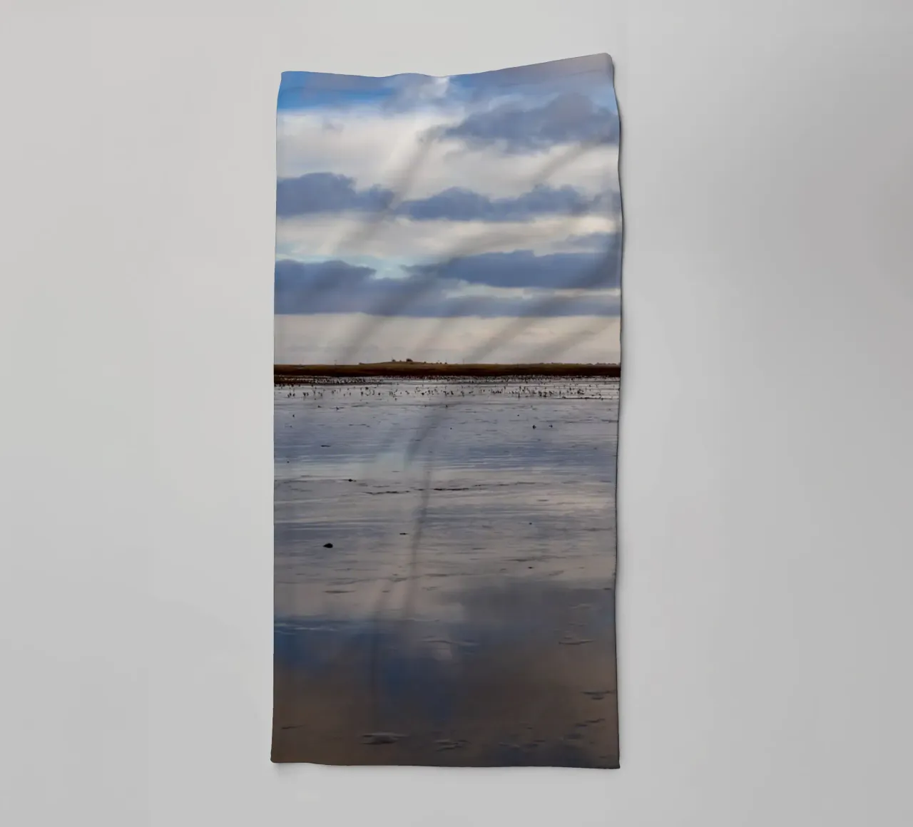 Leuchtturm Westerhever asciugamano da bagno da Reisefotografie - Bilder aus aller Welt