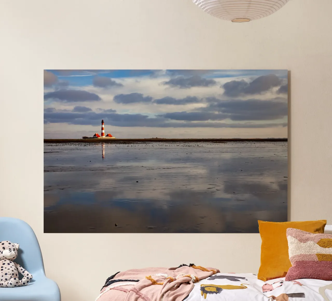 Leuchtturm Westerhever plexiglass da Reisefotografie - Bilder aus aller Welt