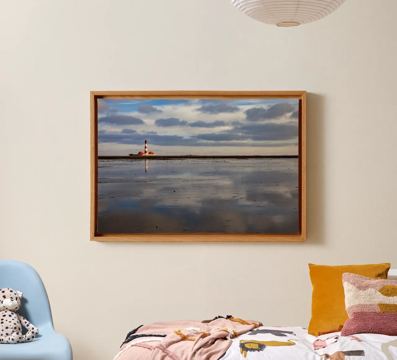 Leuchtturm Westerhever tela da Reisefotografie - Bilder aus aller Welt