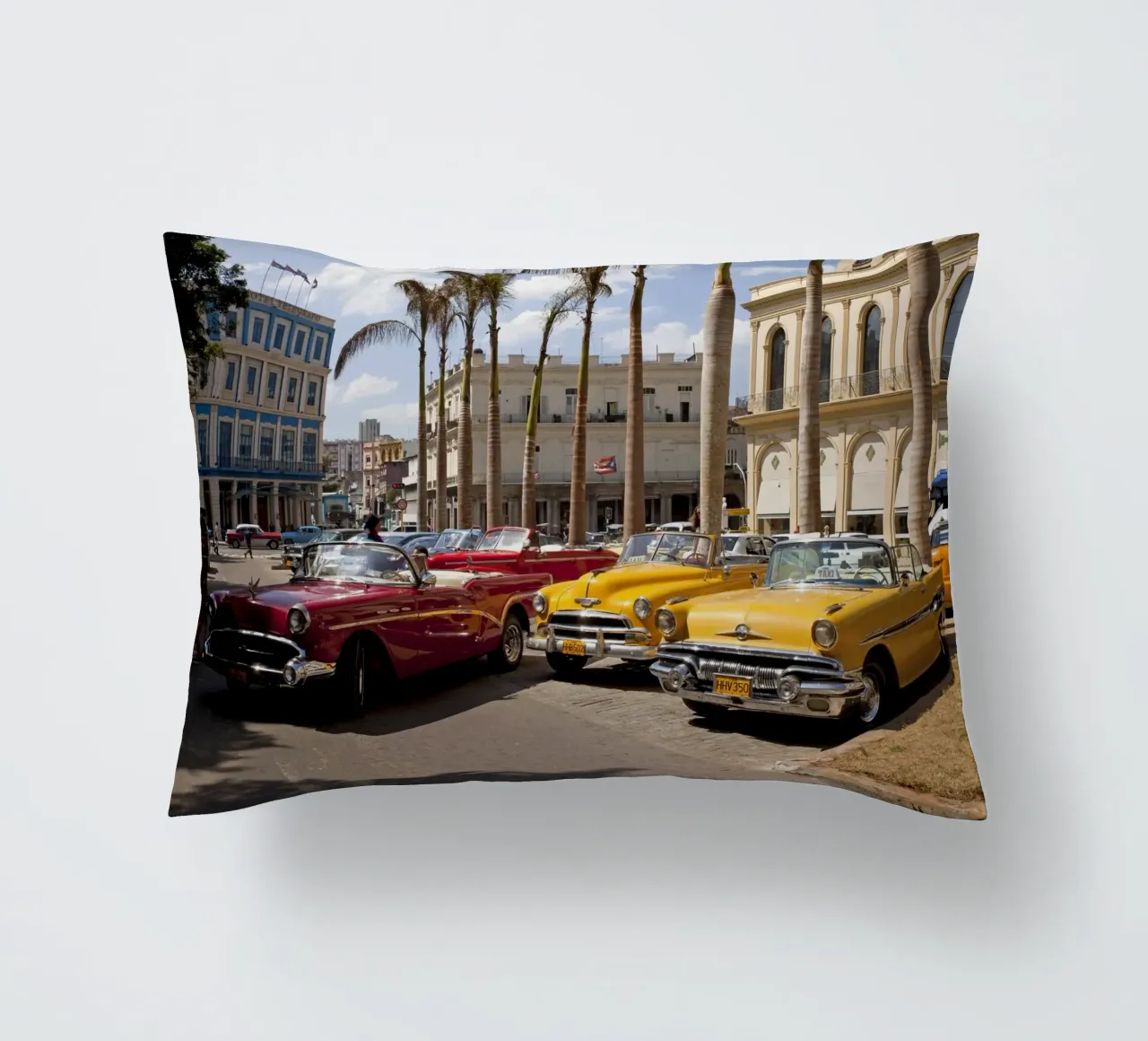 Oldtimer in Havanna cuscino da Reisefotografie - Bilder aus aller Welt