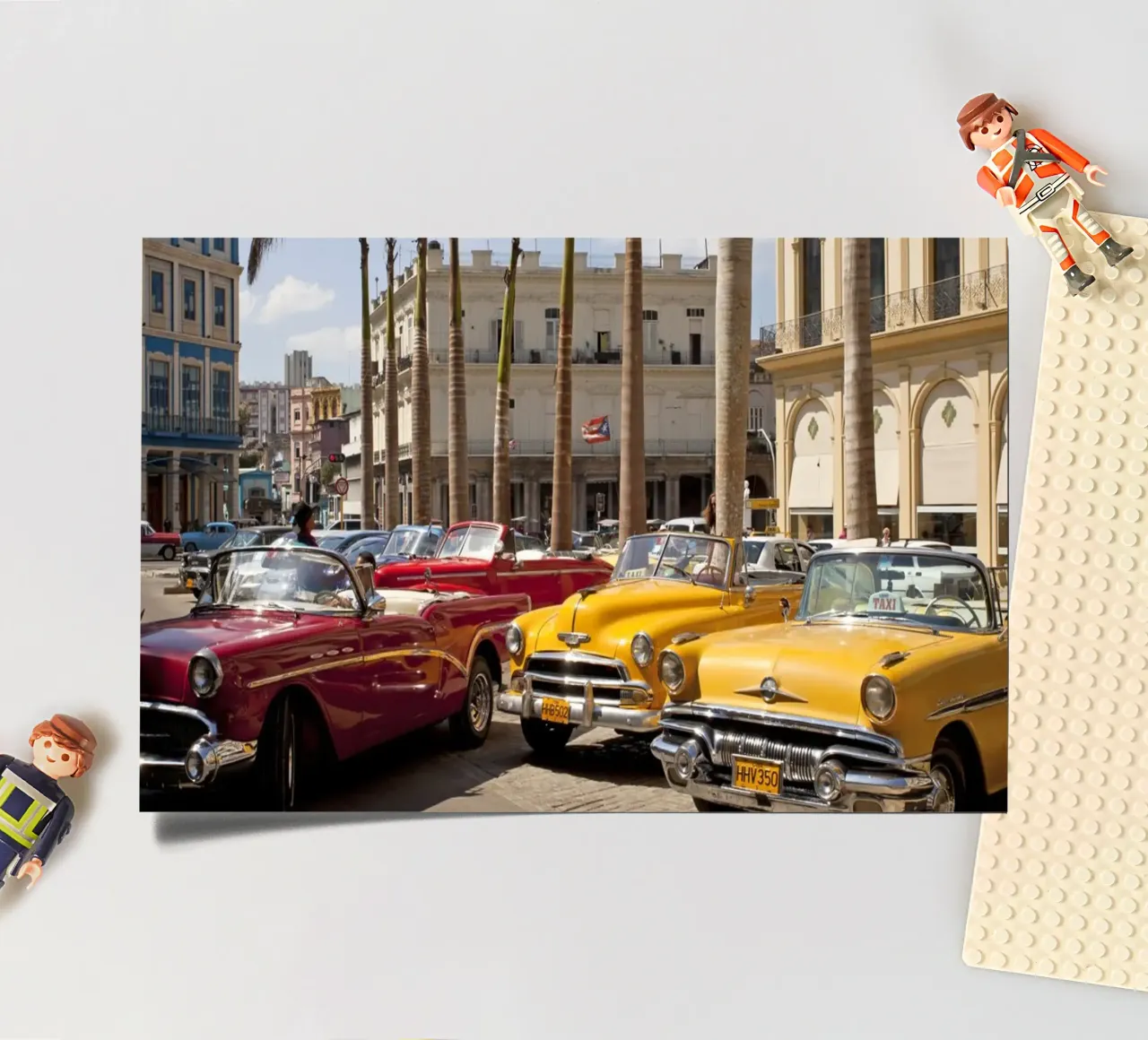 Oldtimer in Havanna foglio adesivo da Reisefotografie - Bilder aus aller Welt