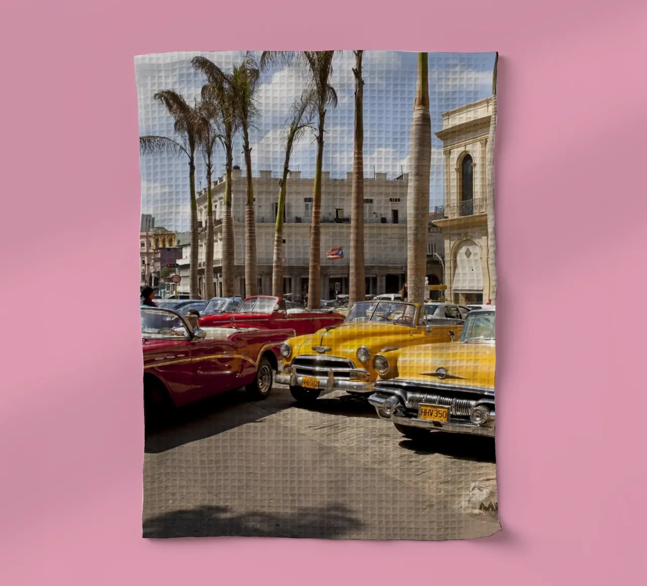 Oldtimer in Havanna torchon de Reisefotografie - Bilder aus aller Welt