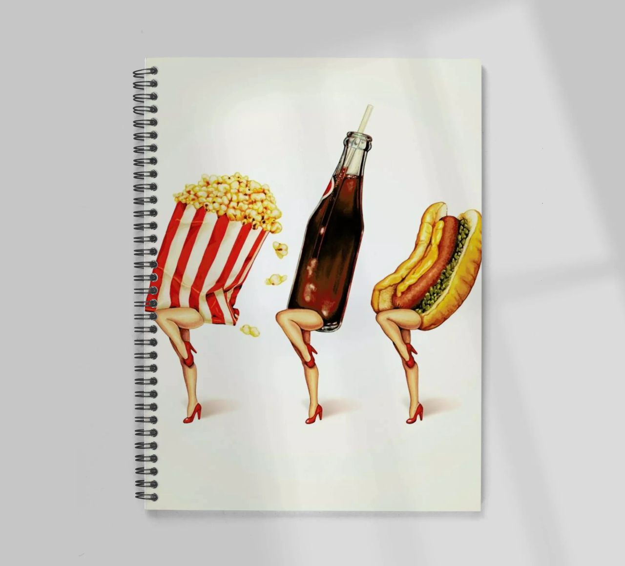 Lets All Got Other Lobby spiral notebook by Kelly Gilleran