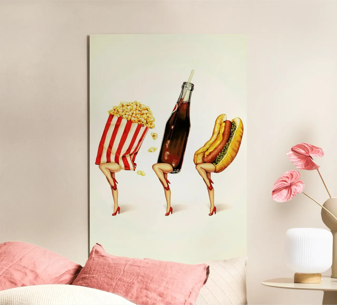 Lets All Got Other Lobby Alu-Dibond von Kelly Gilleran