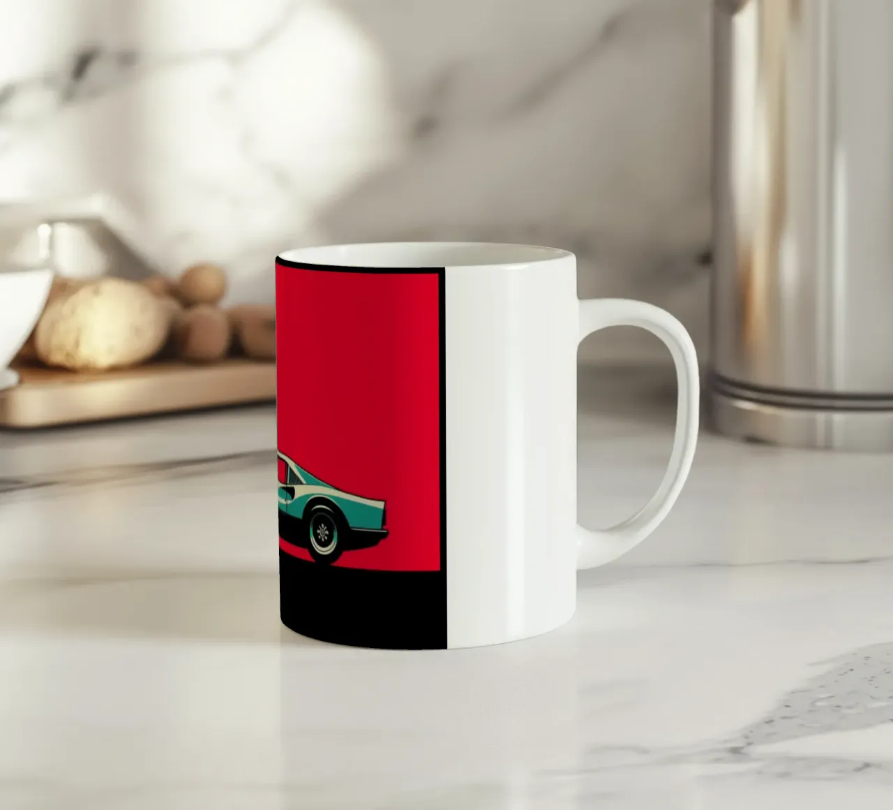 Ferrari - Stampa poster d'epoca tazza in ceramica da posterprints-by-nomad