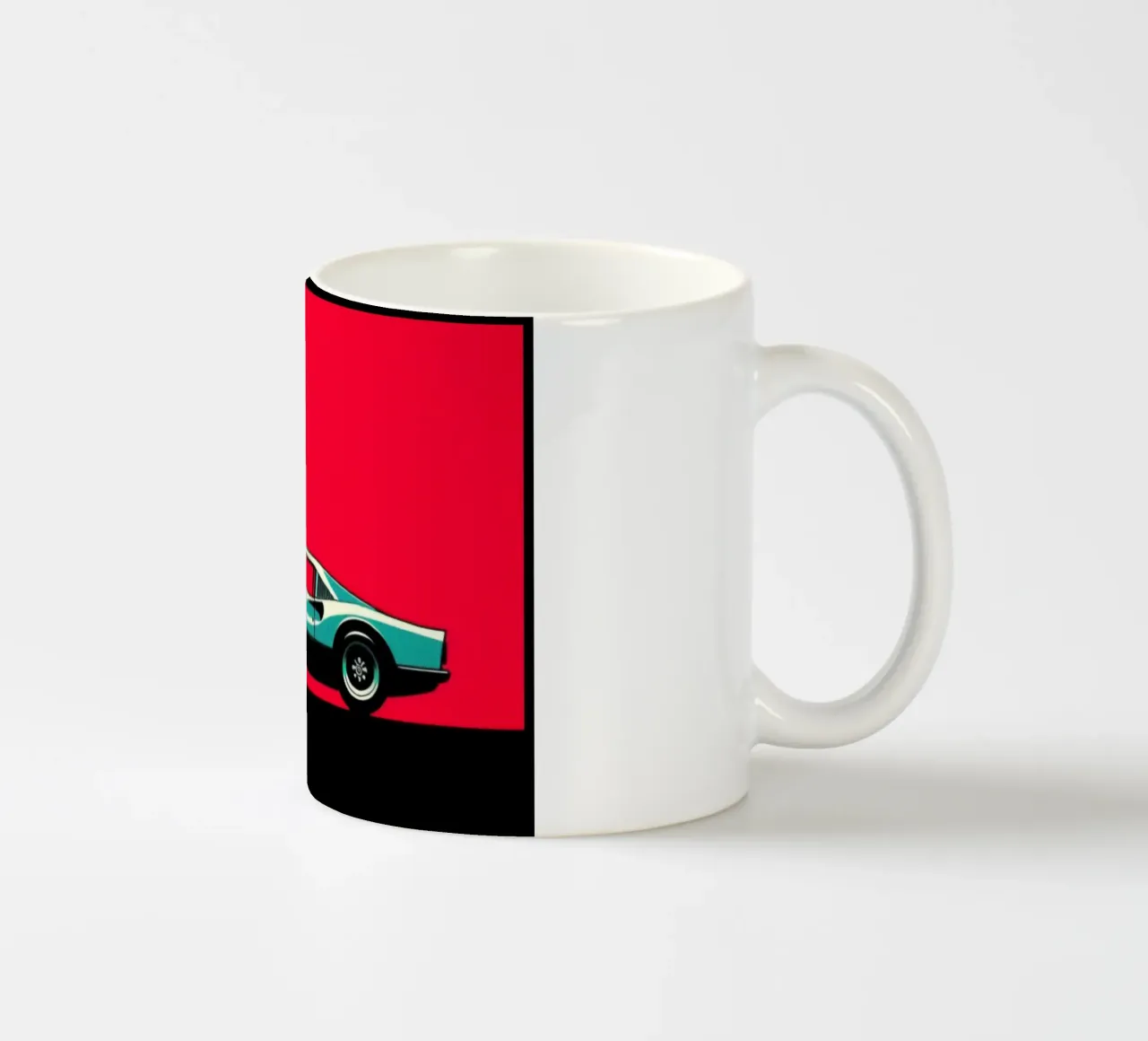 Ferrari - Stampa poster d'epoca tazza in ceramica da posterprints-by-nomad