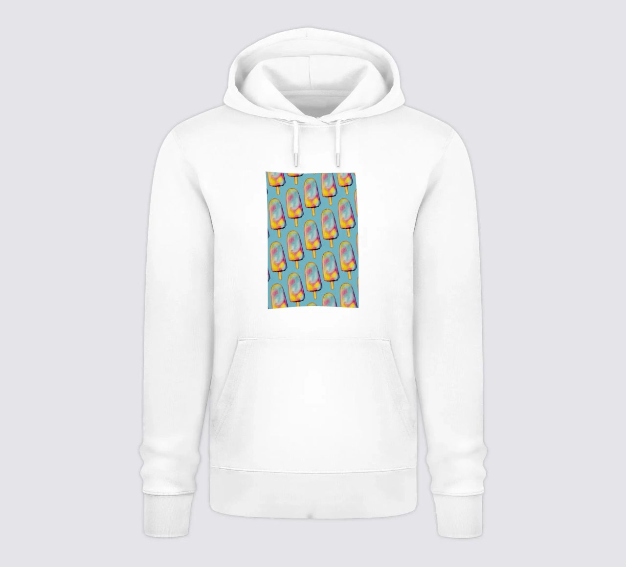 Rainbow Paddle Pop felpa con cappuccio da Kelly Gilleran