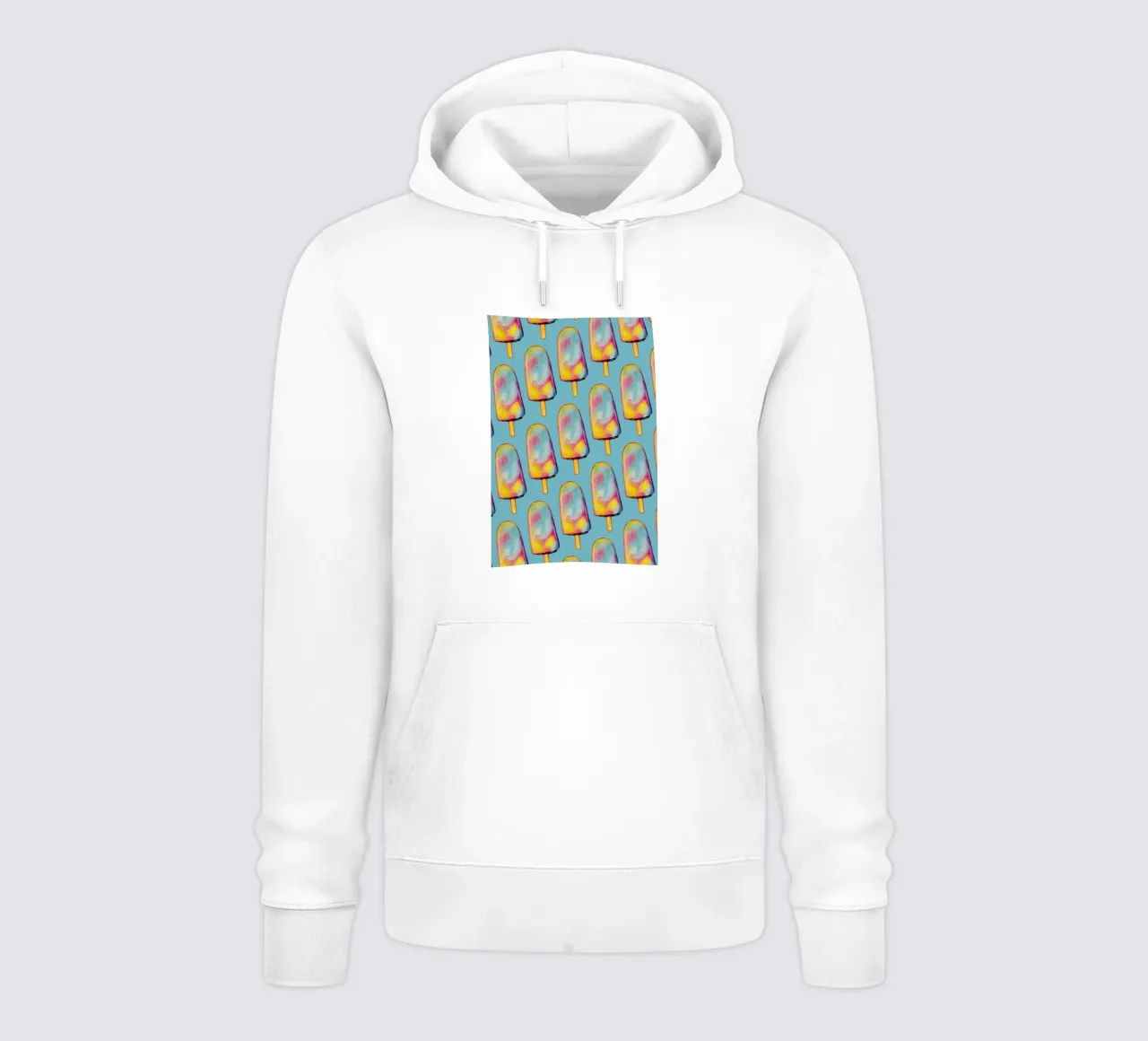 Rainbow Paddle Pop hoodie by Kelly Gilleran