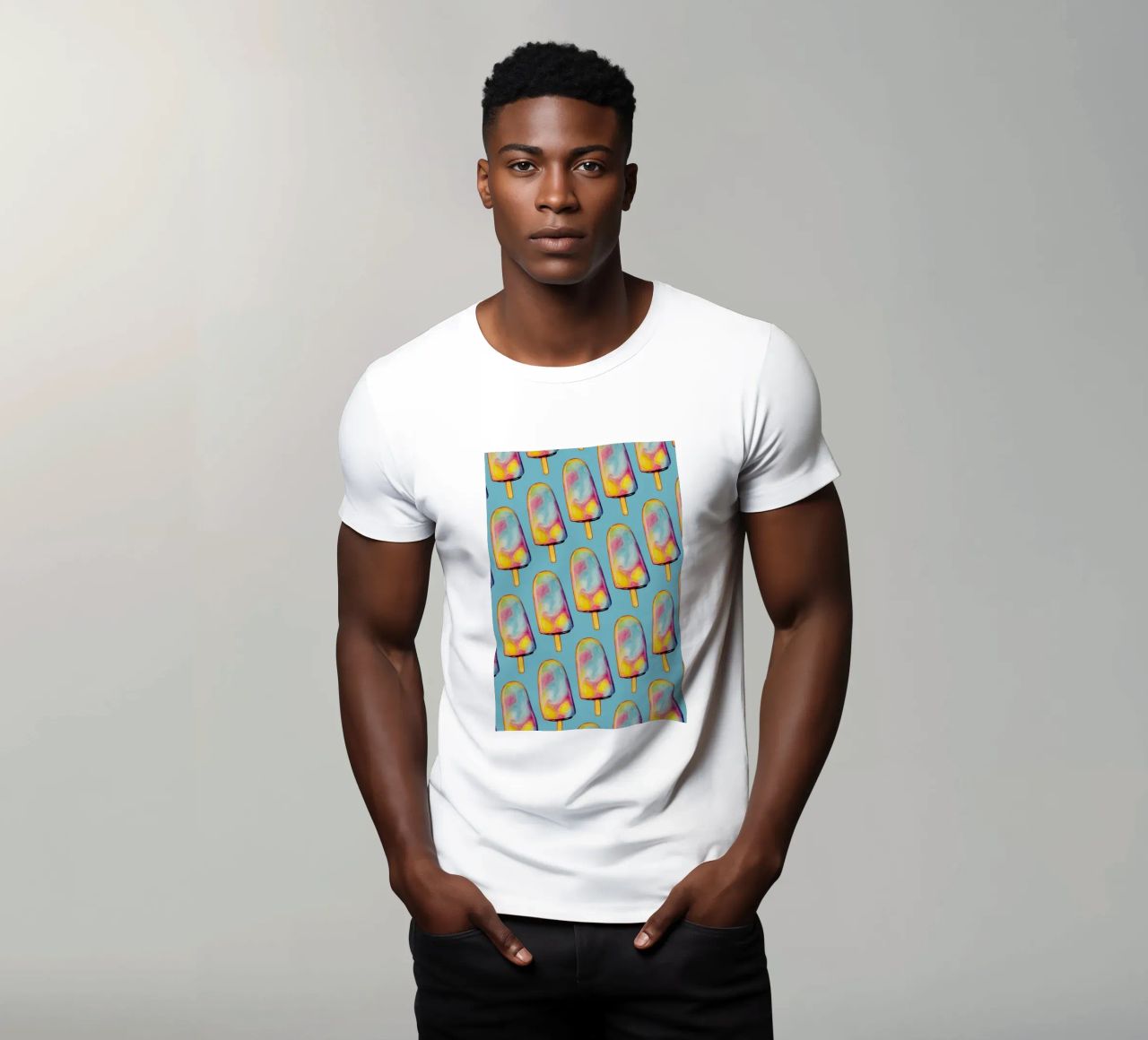 Rainbow Paddle Pop t-shirt da Kelly Gilleran