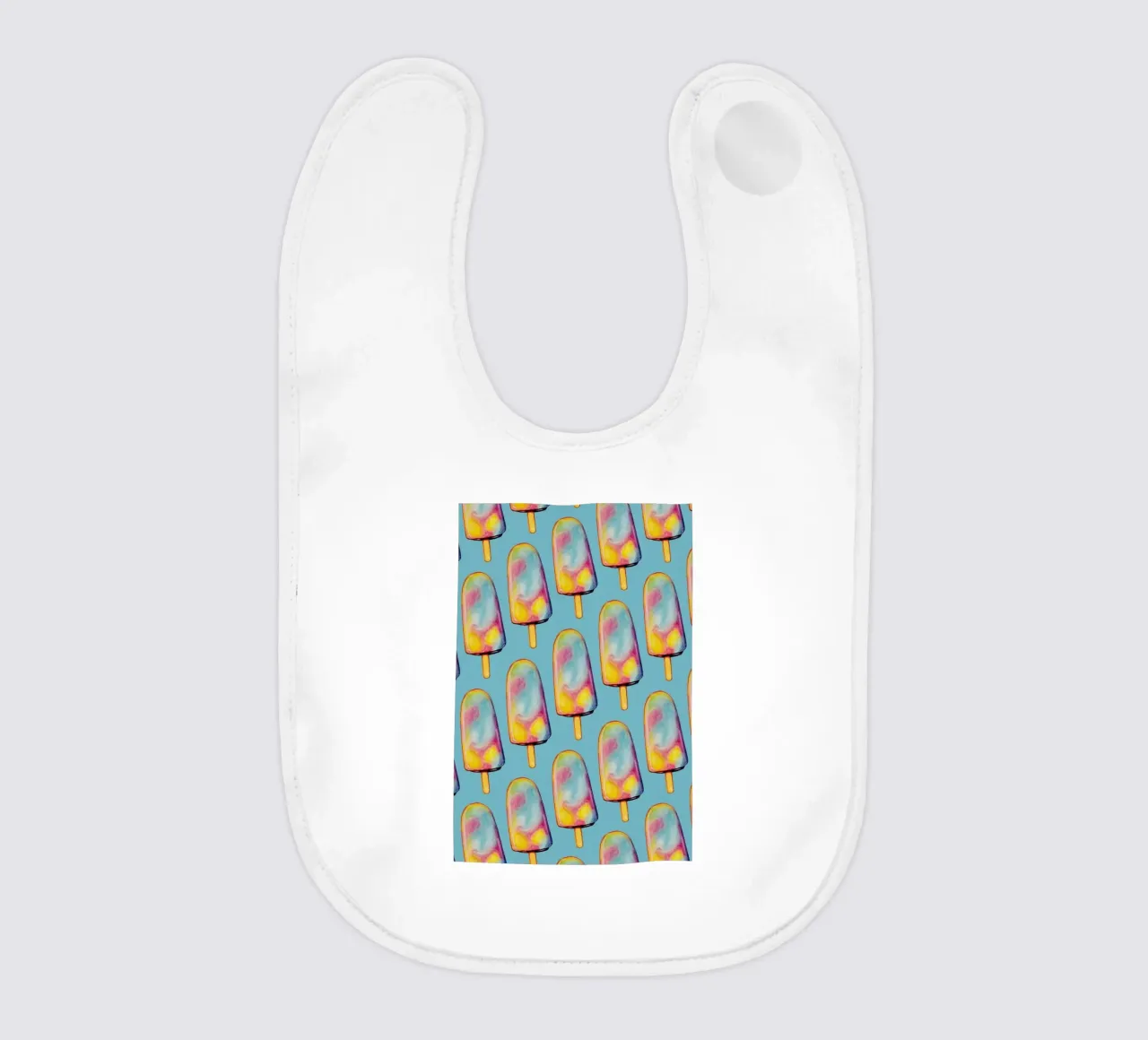 Rainbow Paddle Pop babero de Kelly Gilleran