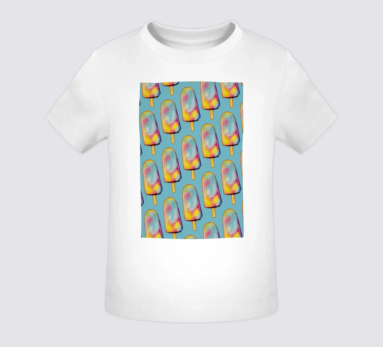 Rainbow Paddle Pop camiseta de bebé de Kelly Gilleran