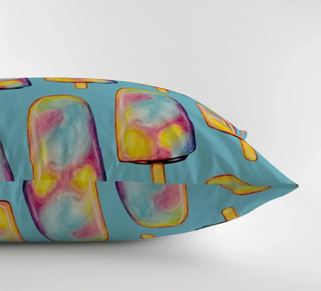 Rainbow Paddle Pop Kissen von Kelly Gilleran