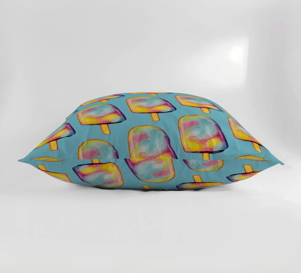 Rainbow Paddle Pop Kissen von Kelly Gilleran