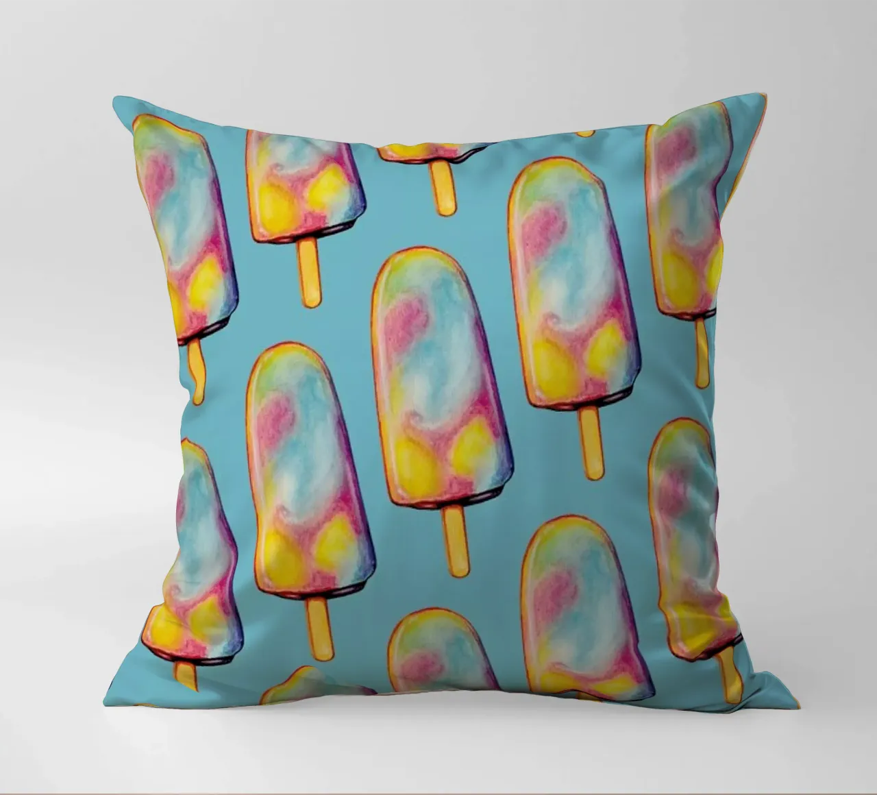 Rainbow Paddle Pop cuscino da Kelly Gilleran